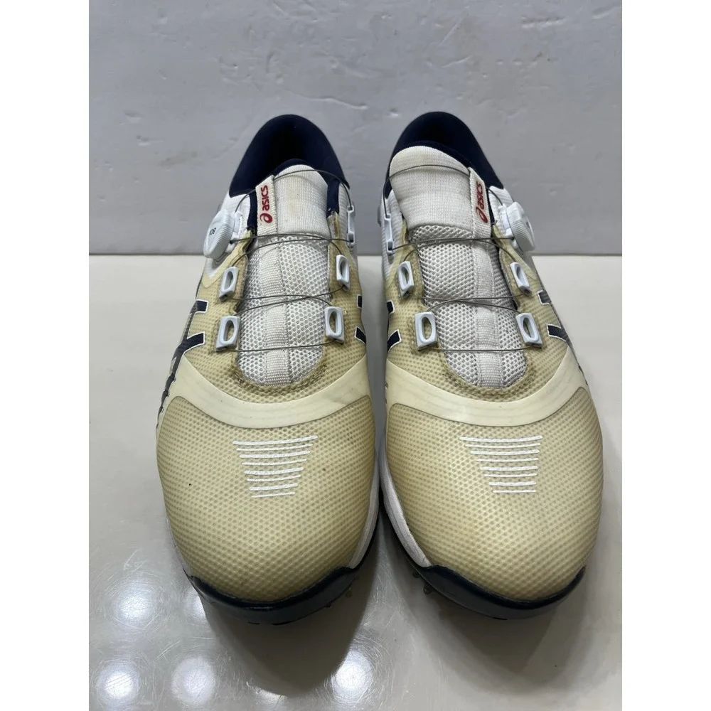 Asics Men's 11 Gel-Course Duo BOA Golf Shoes Dial Based Tightening System Beige
